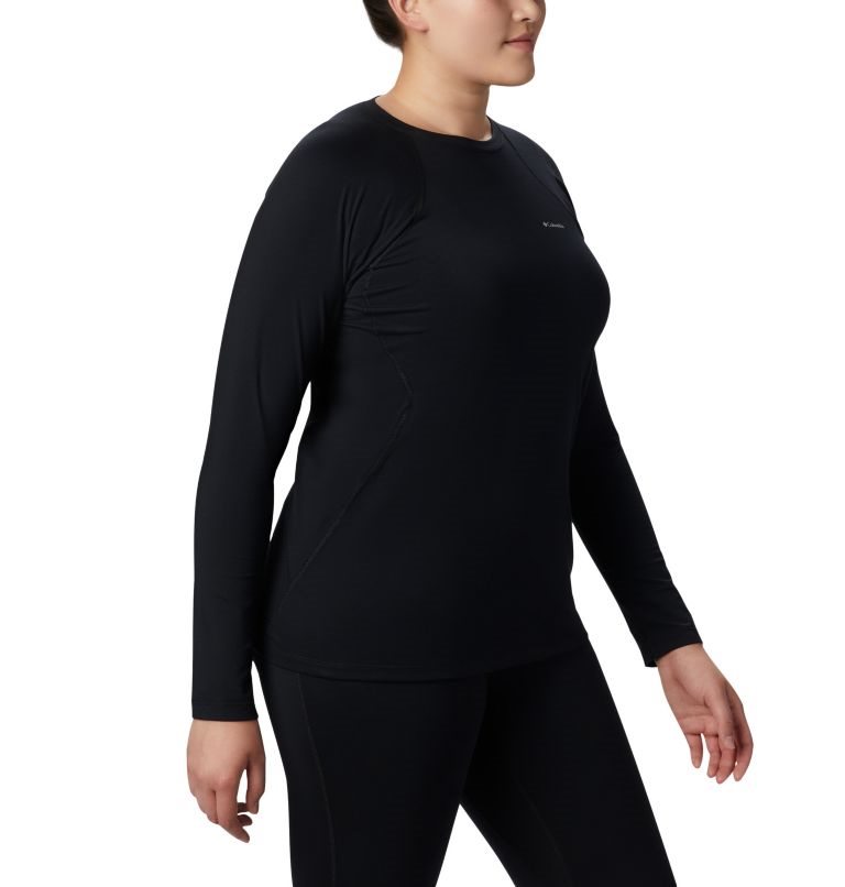 Hanorace Columbia Midweight Stretch Long Sleeve Dama Negrii | Plus Size OU8901MQS